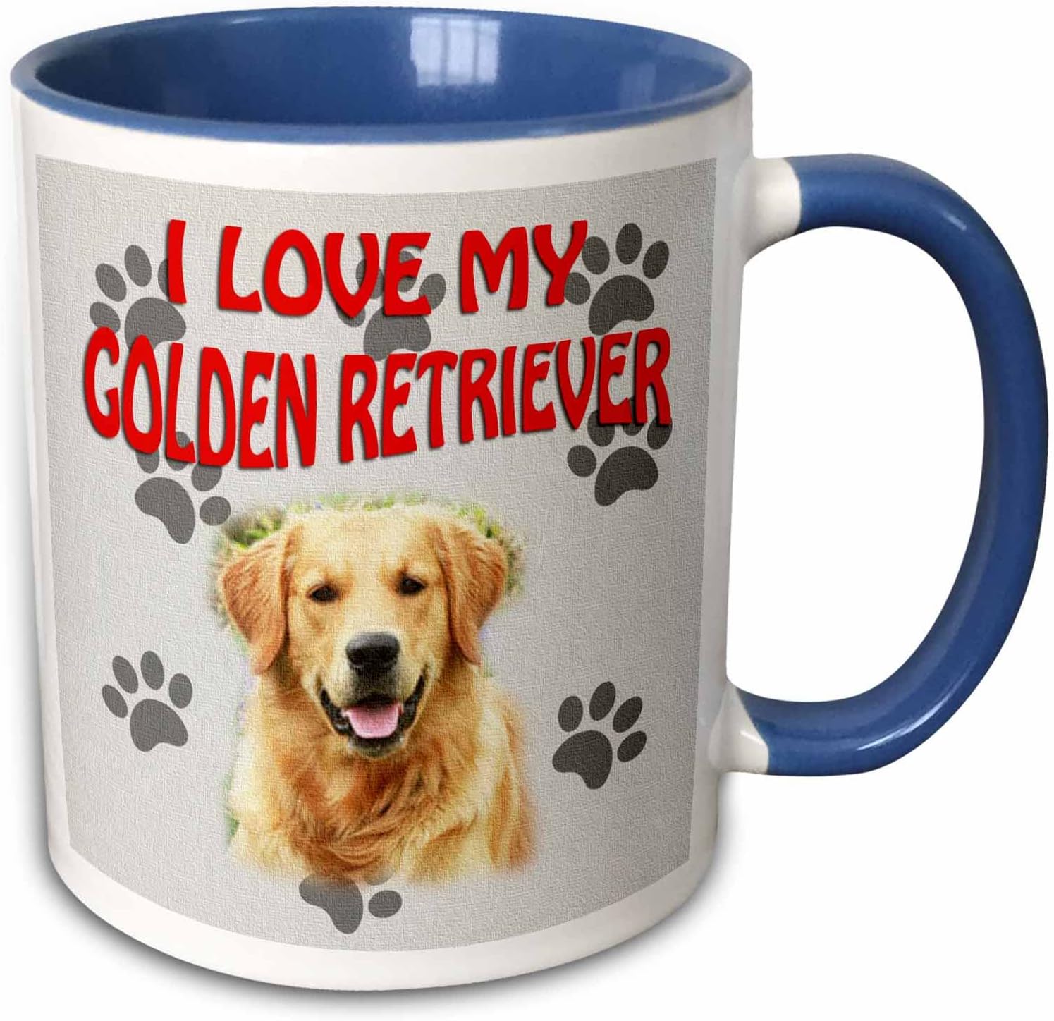Hallmark I Heart My Golden Retriever Mug 