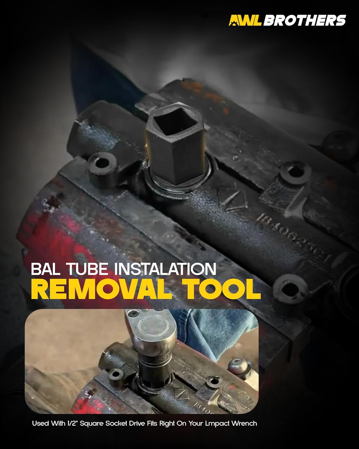 High-Pressure Oil Rail Ball Tube Socket Oil Rail Leak Repair Kit for 2003-2010 Ford 6.0L Powerstroke