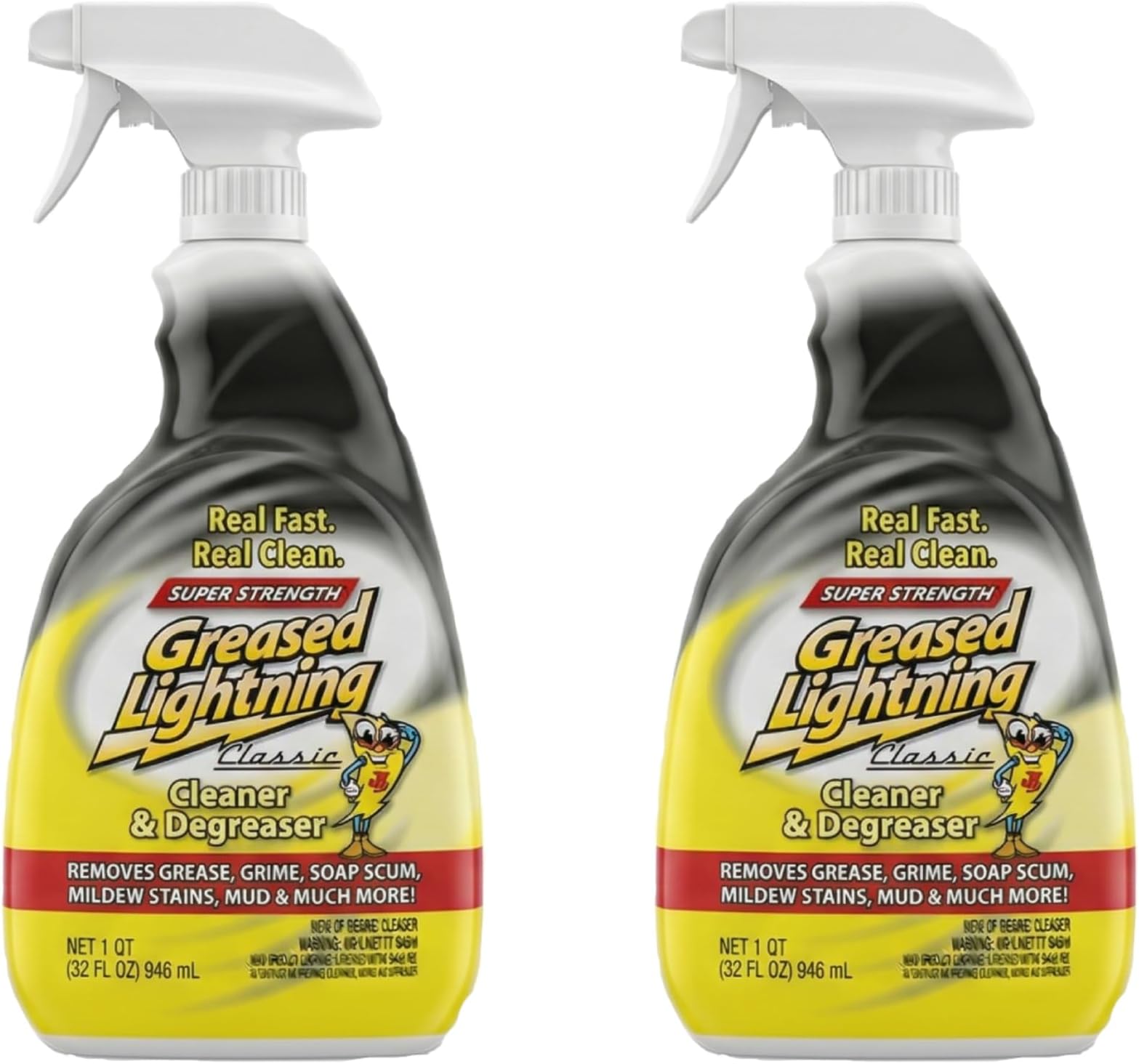 Greased Lightning Super Strength Multi-Purpose Cleaner & Degreaser, 32 fl oz (2 pack)