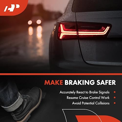 Miniatura 7 de A-Premium Lámpara de interruptor de luz de freno compatible con Volkswagen Jetta 1999-2006, Passat, Golf, Beetle, Touareg, GTI, Eurovan y Audi A4 A4