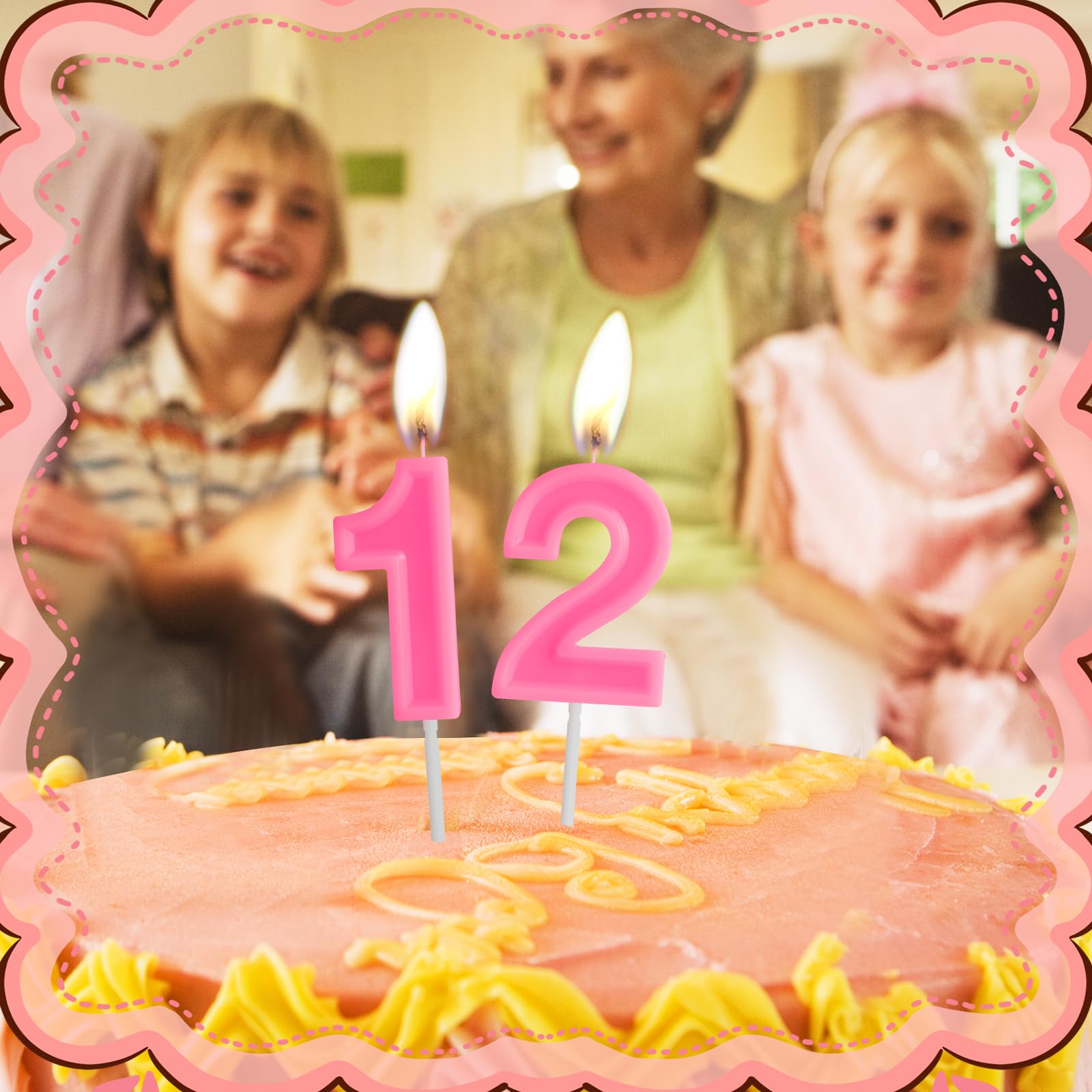 Regalos De Cumpleaños Número 13 Para Niñas, Vela - Pink