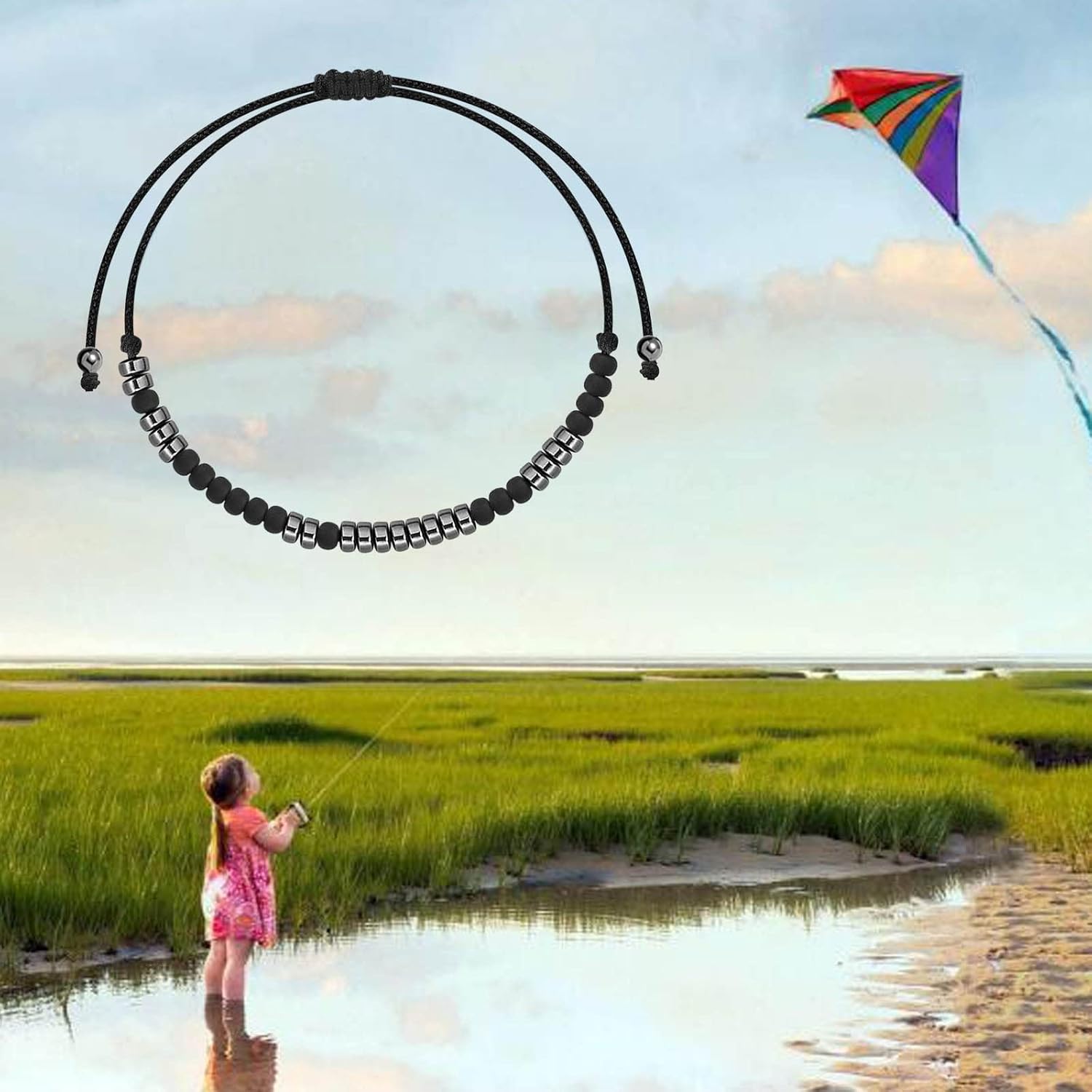 FEELMEM Matthew 19:26 Morse Code Bracelet Faith Jewelry Christian Gift Matthew 19:26 Bible Verses Gift - Image 6