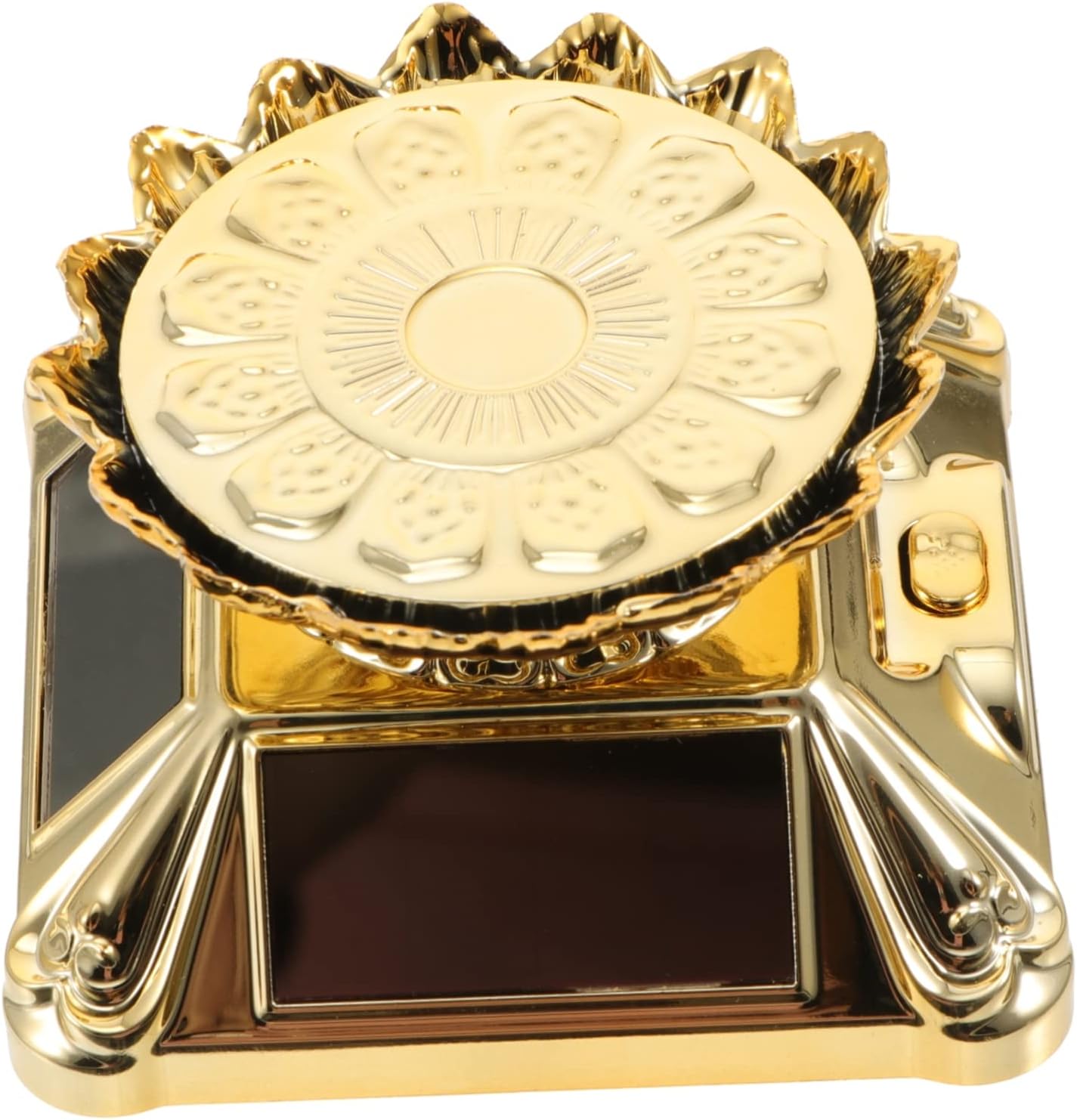 SOLUSTRE Solar Rotating Stand for Jewelry Display Watch Holder Rack Swivel Eco-Friendly for Store Collection
