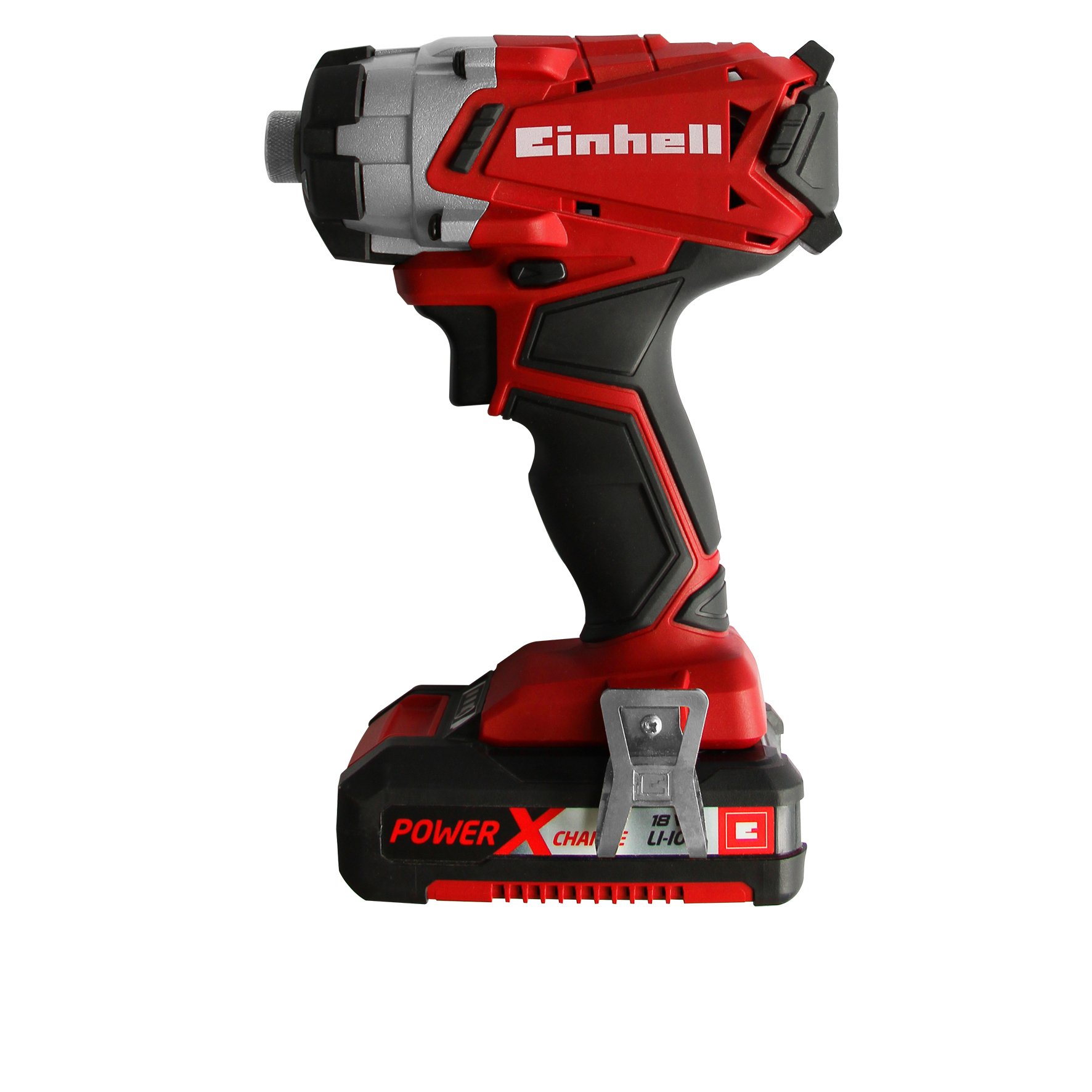 Einhell 4510020 Te-Ci 18 Li Kit Avvitatore a Impulsi a Batteria, Power X-Change (Ioni di Litio, 140 Nm, 3 Luci LED, Valigetta), 18V, Con Batteria Da 1.5Ah e Caricabatteria