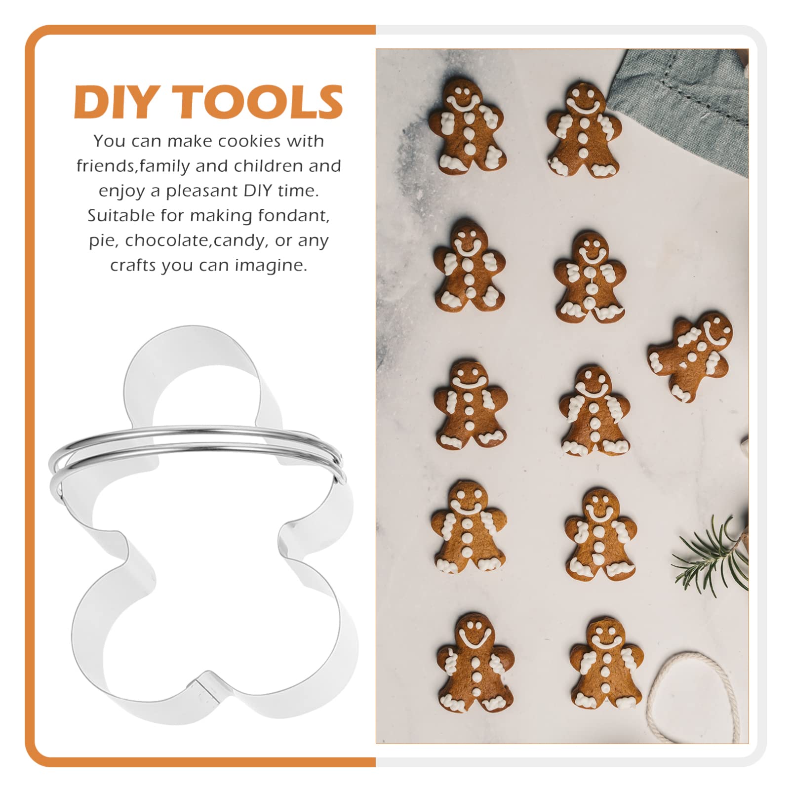 3 Sätze Ausstechformen backformen baking form keksstempel keksförmchen cookie jar keksausstecher selber machen Süßigkeiten-Ausstecher - Keksformen Rostfreier Stahl TOPBATHY