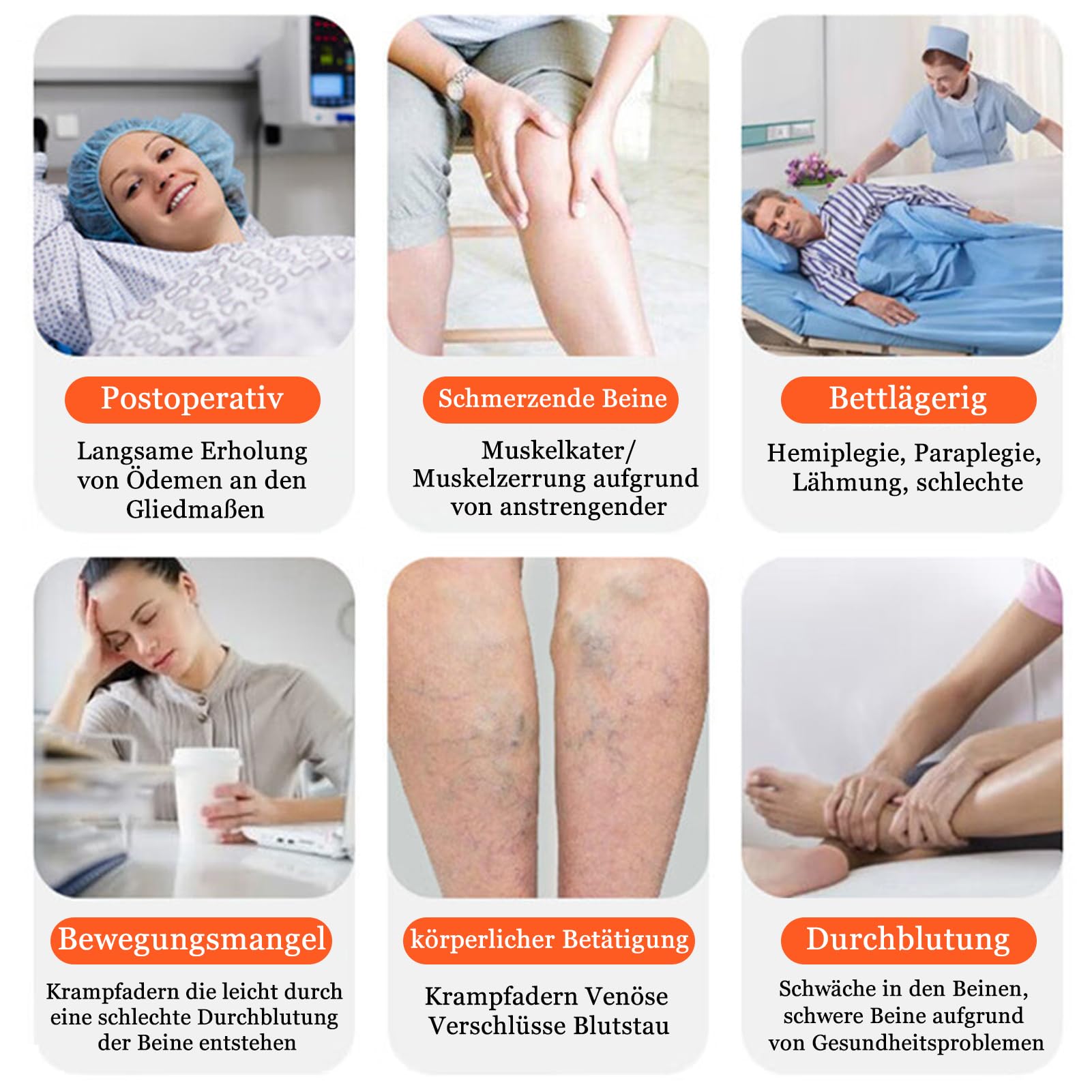 Dispositivo di drenaggio linfatico Gambe Per Lipedema - Dispositivo di drenaggio linfatico Massaggiatore Gamba Recovery Boots - Con massaggio al polpaccio e corpo intero - Facile regolazione e