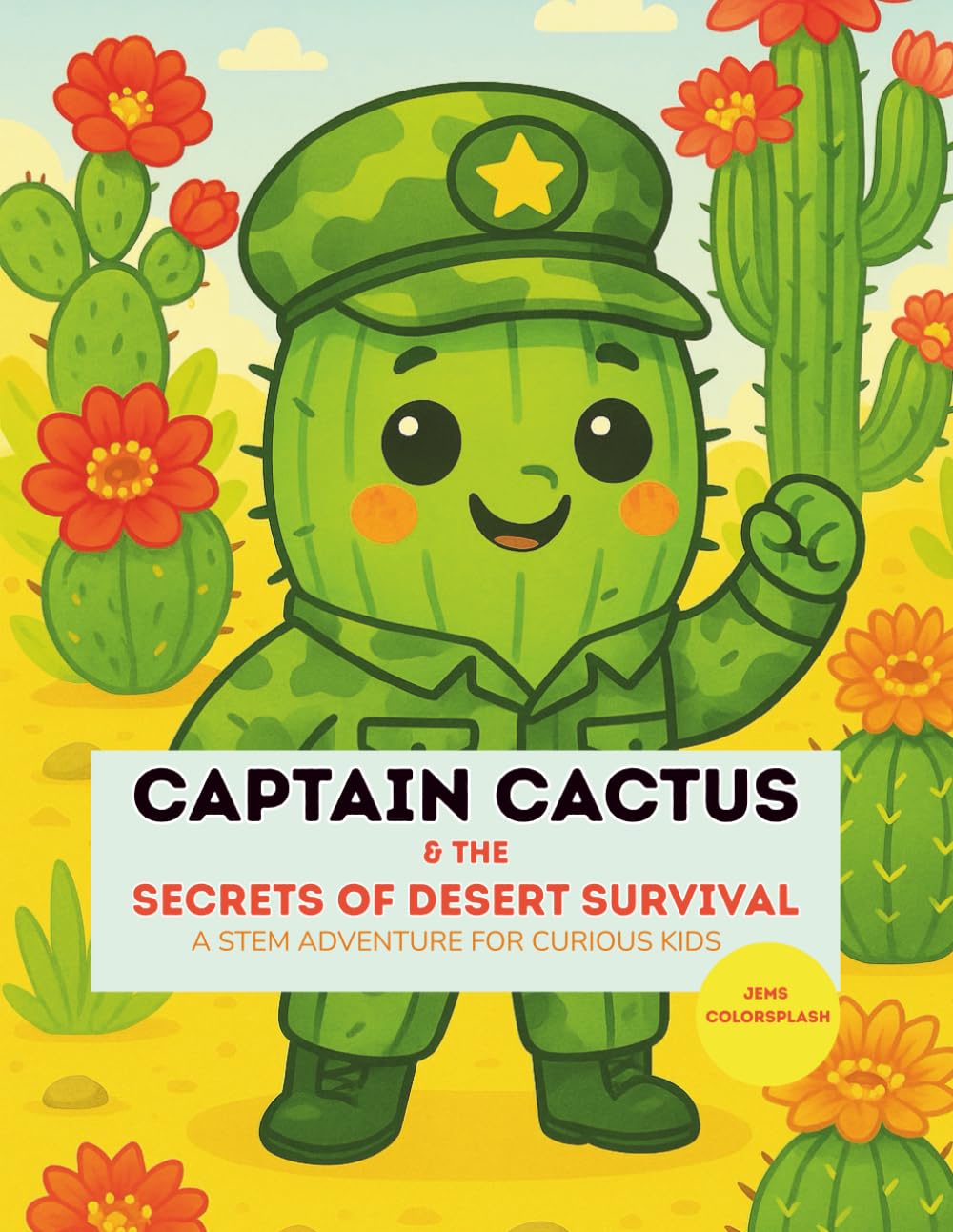 Captain Cactus and the Secrets of Desert Survival: A STEM Adventure Book for Curious Kids: Hands-On Science Activities, Cactus Experiments, and Nature Inventions for Kids Ages 7–10