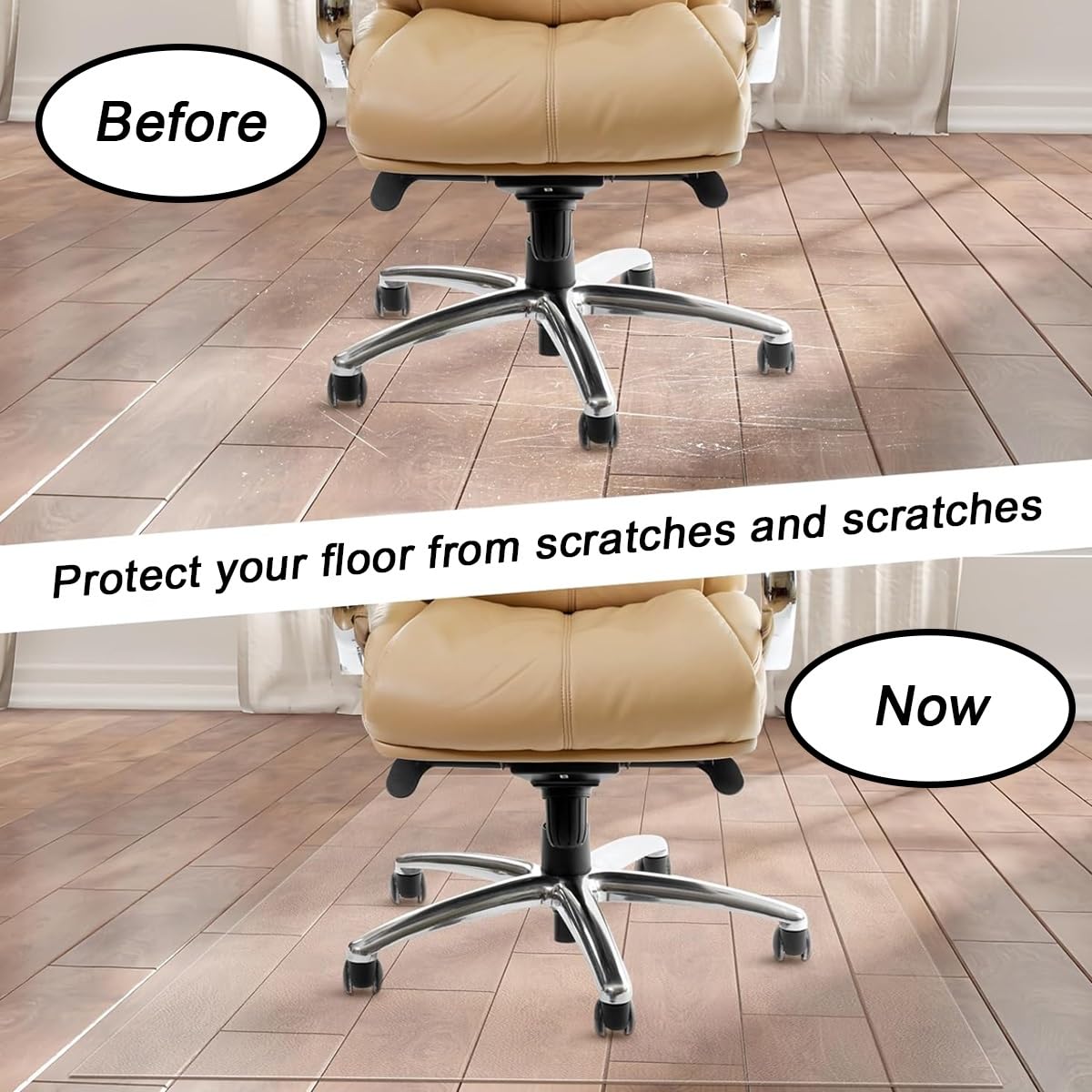 Tappetino in PVC trasparente per taglierine, spessore 1 mm, ideale per ufficio e scrivania, protegge il legno duro Dimensioni: 30 x 120 cm, 60 x 240 cm, 120 x 120 cm, 190 x 190 cm.