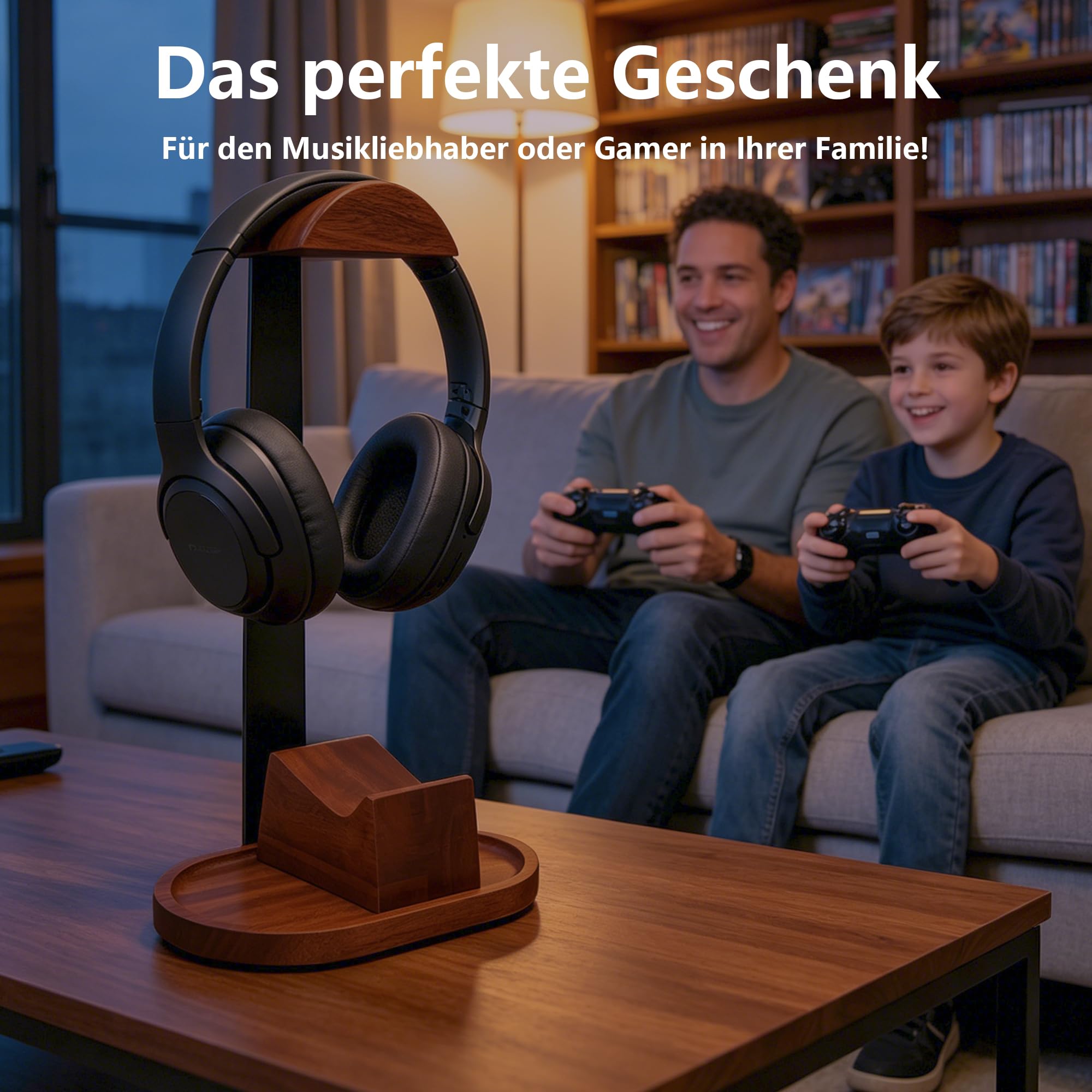 Headset Halterung Tisch, Kopfhörer Ständer Mit Gaming Controller Halter