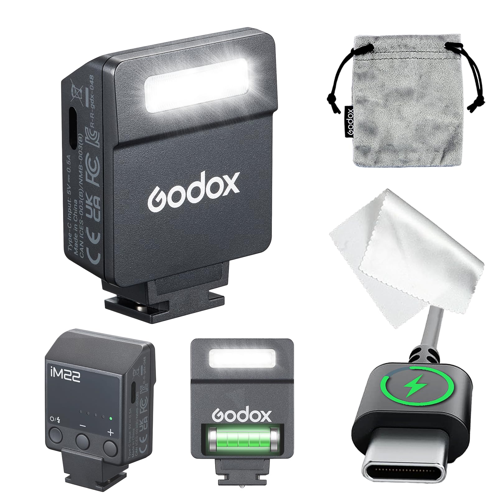 Amazon | Godox IM22 カメラフラッシュ マニュアルフラッシュ Mini