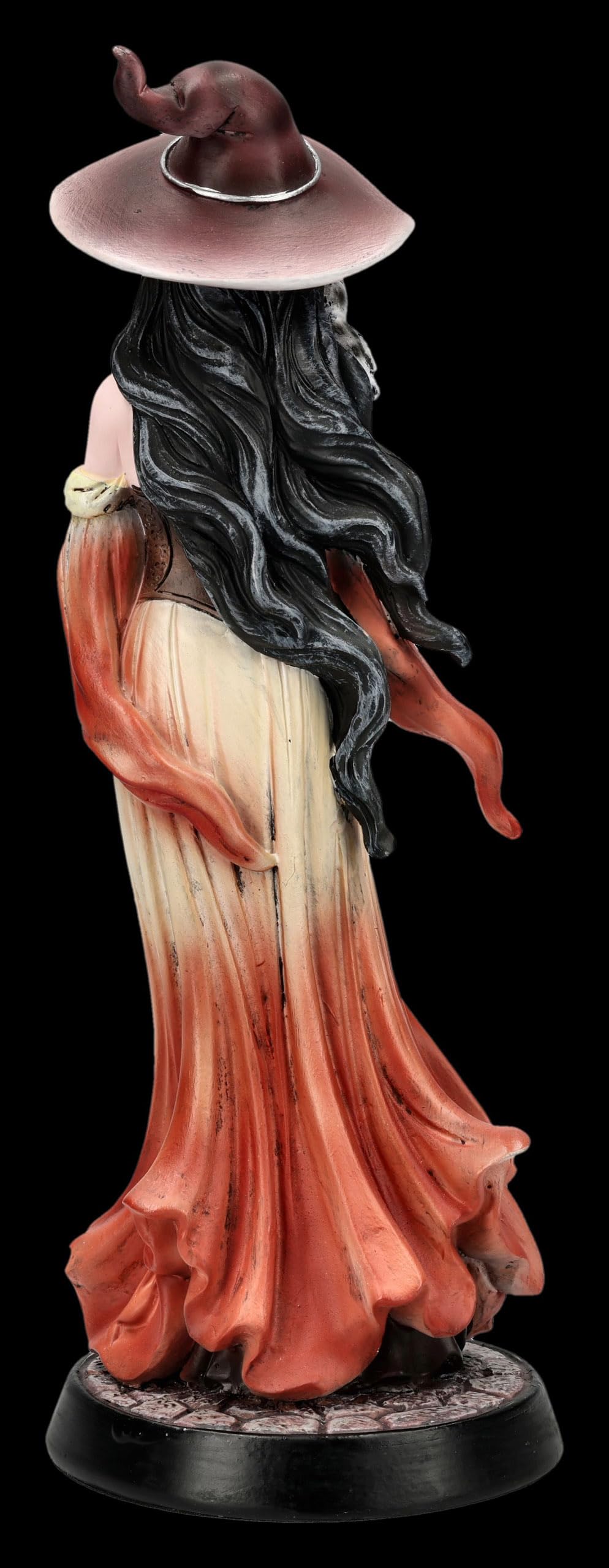 Figuren Shop GmbH Figura de bruja – Calidra, guardián de la llave, decoración de fantasía pintada a mano (21 cm), colección Tales of Aurelion, idea de regalo para protección y sabiduría
