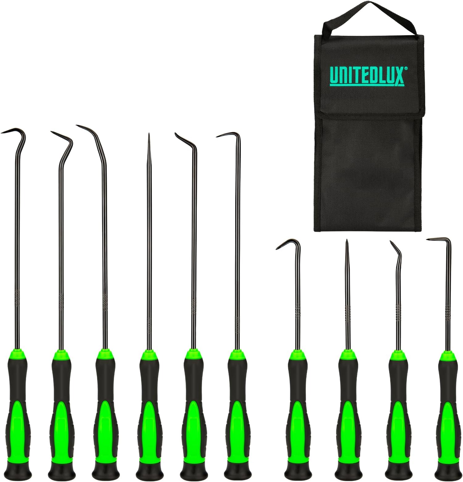 10-Piece Precision Pick & Hook Set, Car Auto Oil Seal O-Ring Seal Gasket Pick Mini Precision Hooks Professional Puller Remover Mechanic Tool