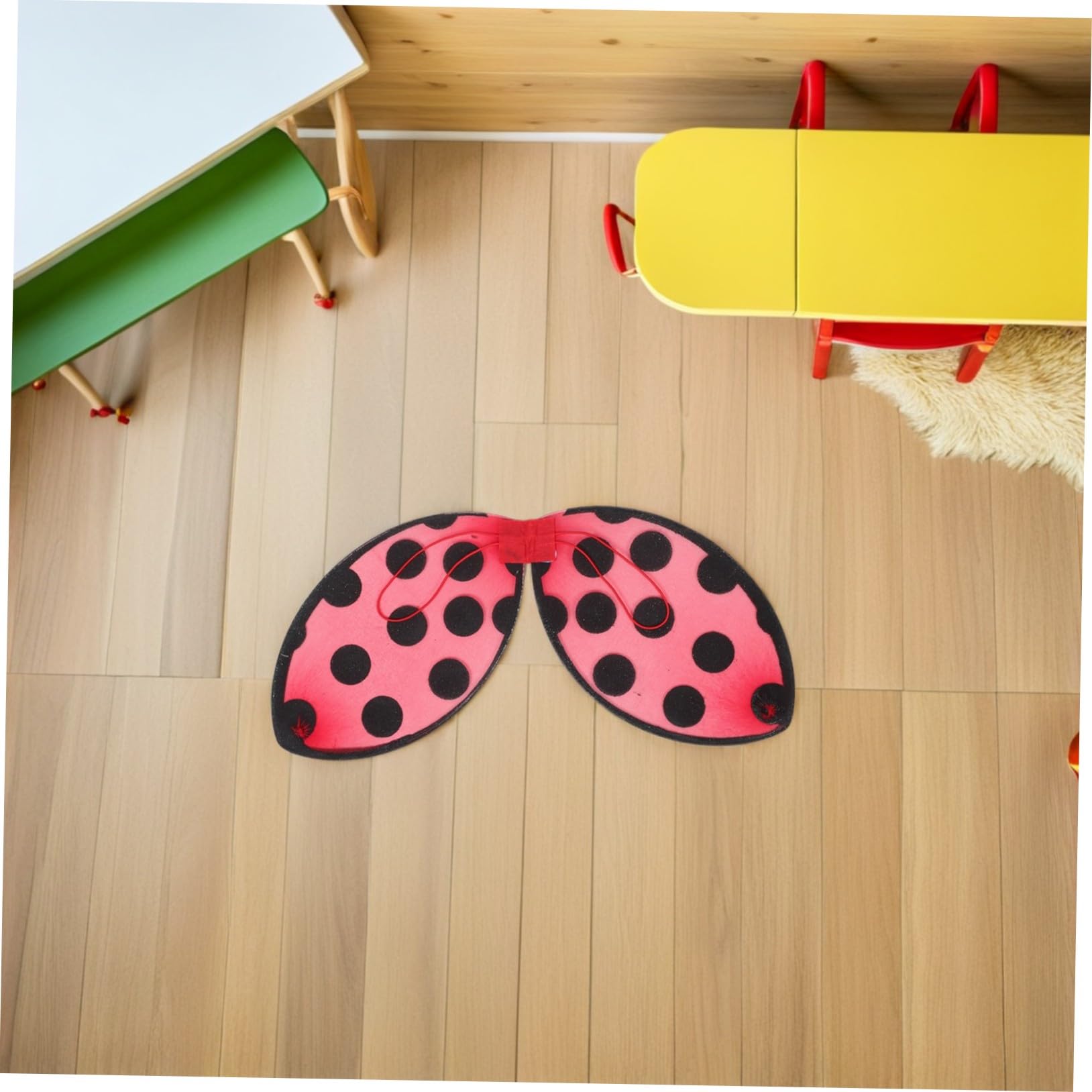 6 Pezzi Coccinella per Rosse Pieghevoli Costume Leggero per Feste Compleanno Halloween Recite e Giochi Ruolo