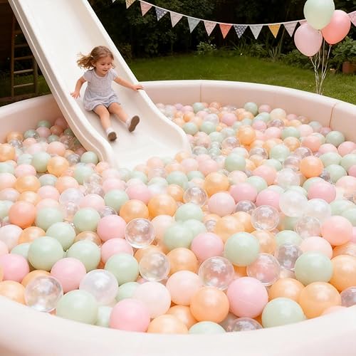 Miniatura 152 de GOGOSO Pelotas para niños pequeños, paquete de 50, 100, 200 bolas de plástico, sin ftalatos, sin BPA, no tóxicas, de 2.2 pulgadas, a prueba