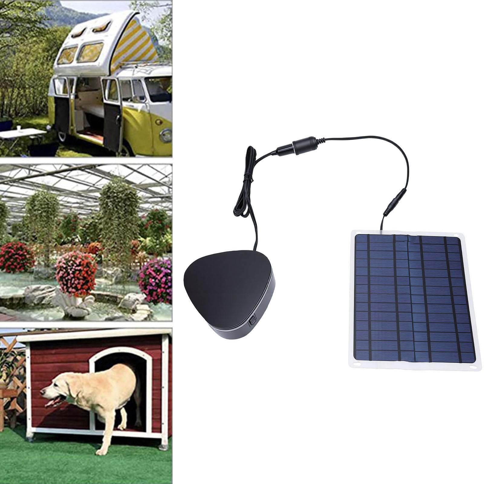 Hyuduo Riscaldatore Portatile per Ambienti a Energia Solare 60 W