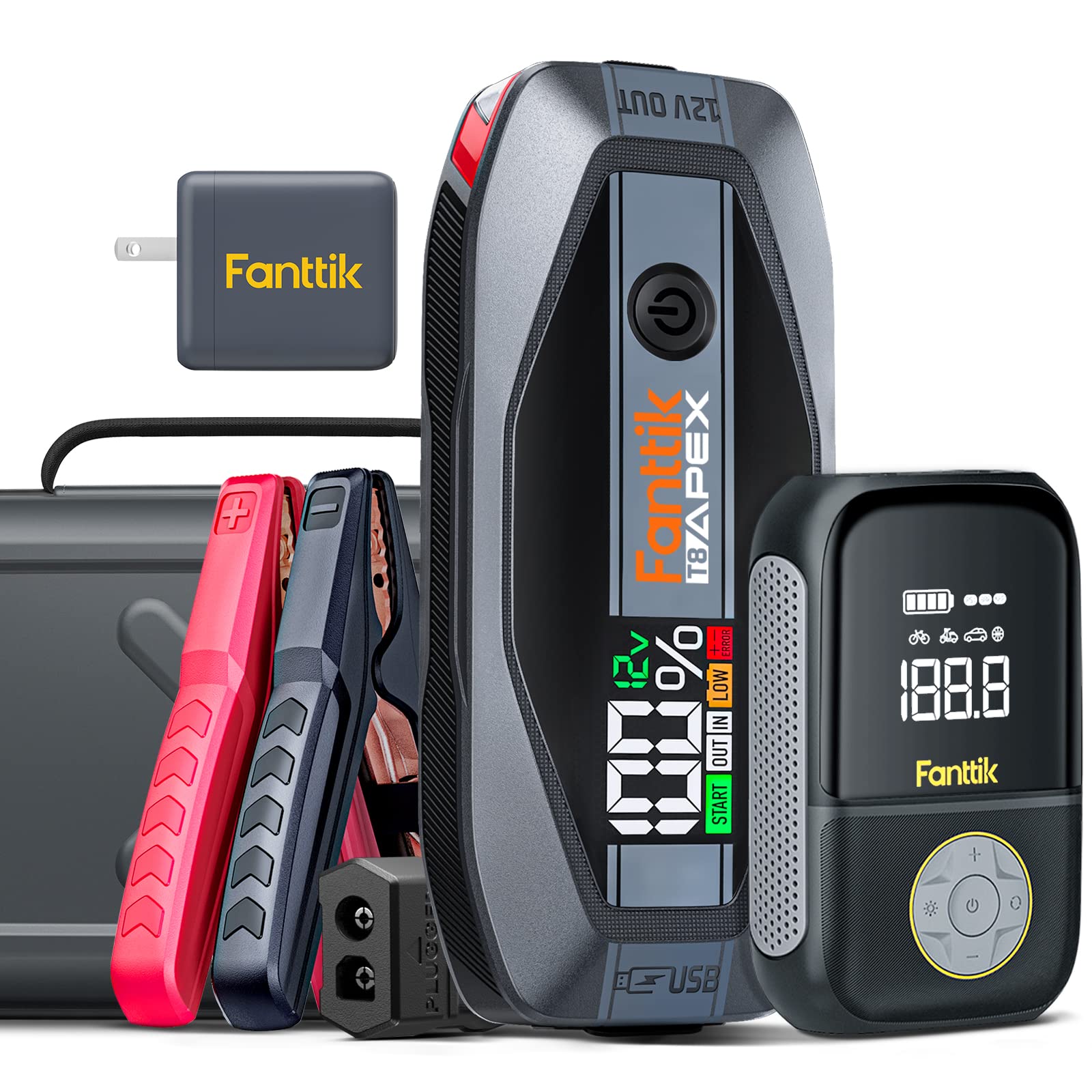 Buy Fanttik X8 Tire Inflator, 150PSI Cordless Handheld Air Compressor