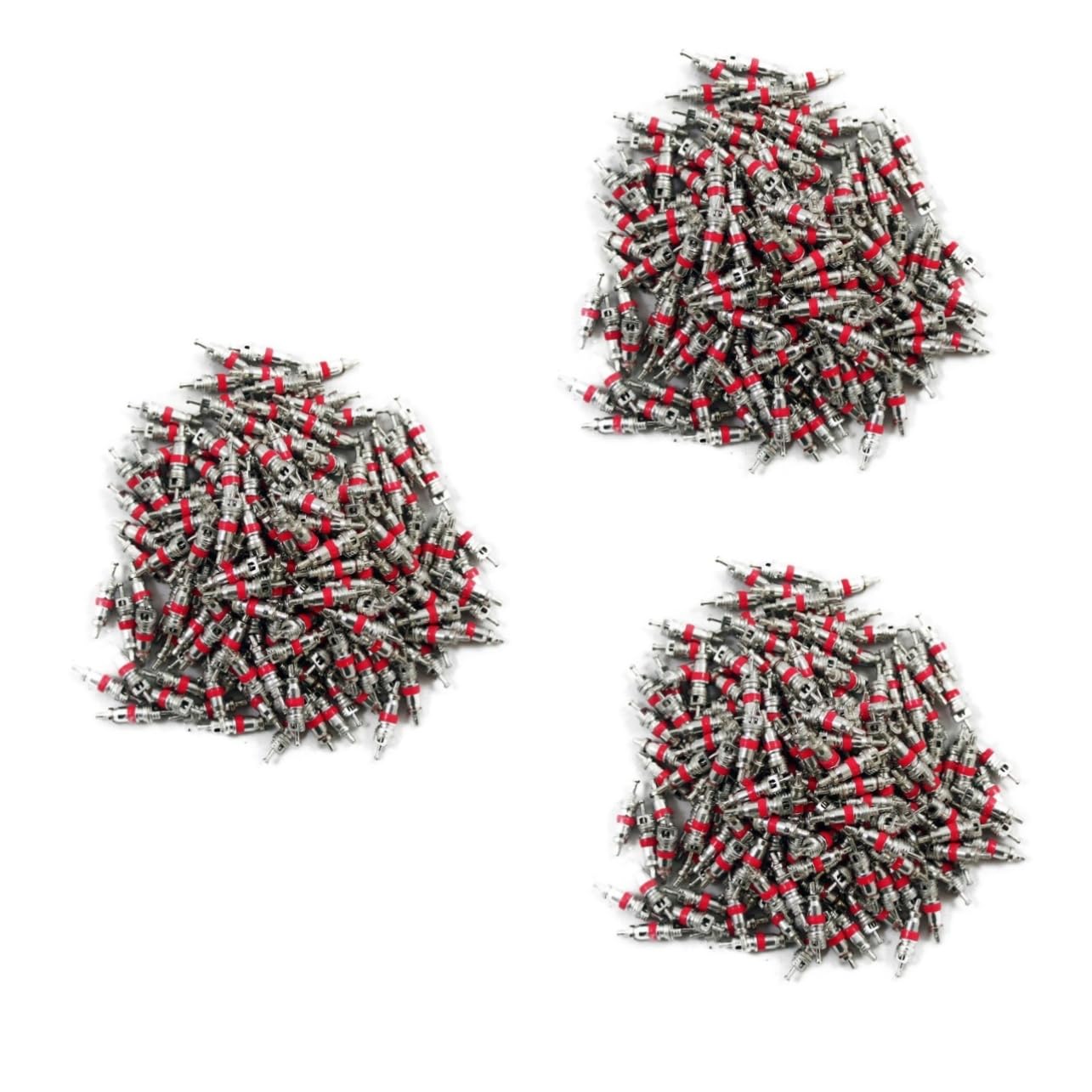 BESPORTBLE Lot De 3 Noyaux De Pneu De Rechange Pour Voiture Camion En Cuivre Nickelé 300 Psi Adaptés Aux Véhicules 100 Pièces X 3