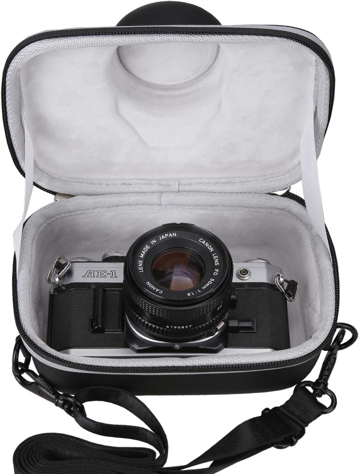 Case Compatible with Canon AE-1 35mm SLR Camera, Portable Hard Storage Bag for Accessories (Case Only)
