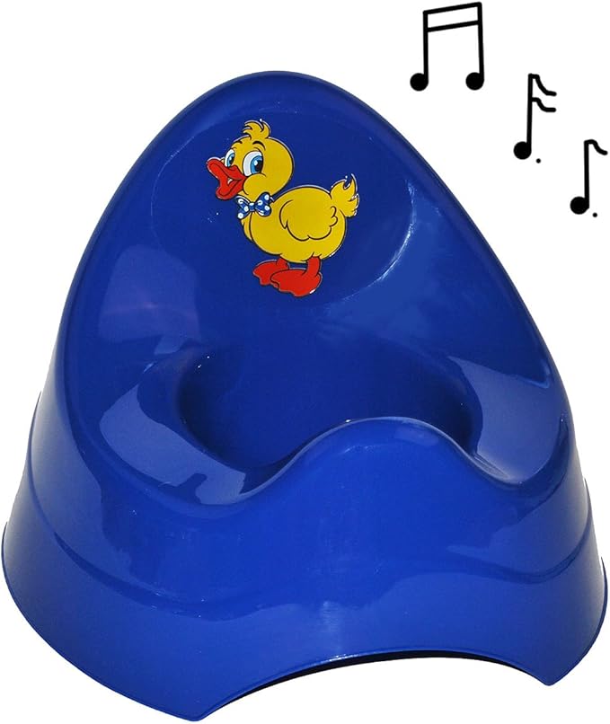 Musik Töpfchen Mit Giraffen-Motiv - Mit Spritzschutz & Rückenlehne