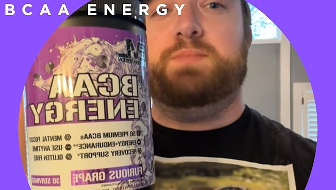 EVL BCAAs Amino Acids Powder - BCAA Ener... 91 Video Widget Card