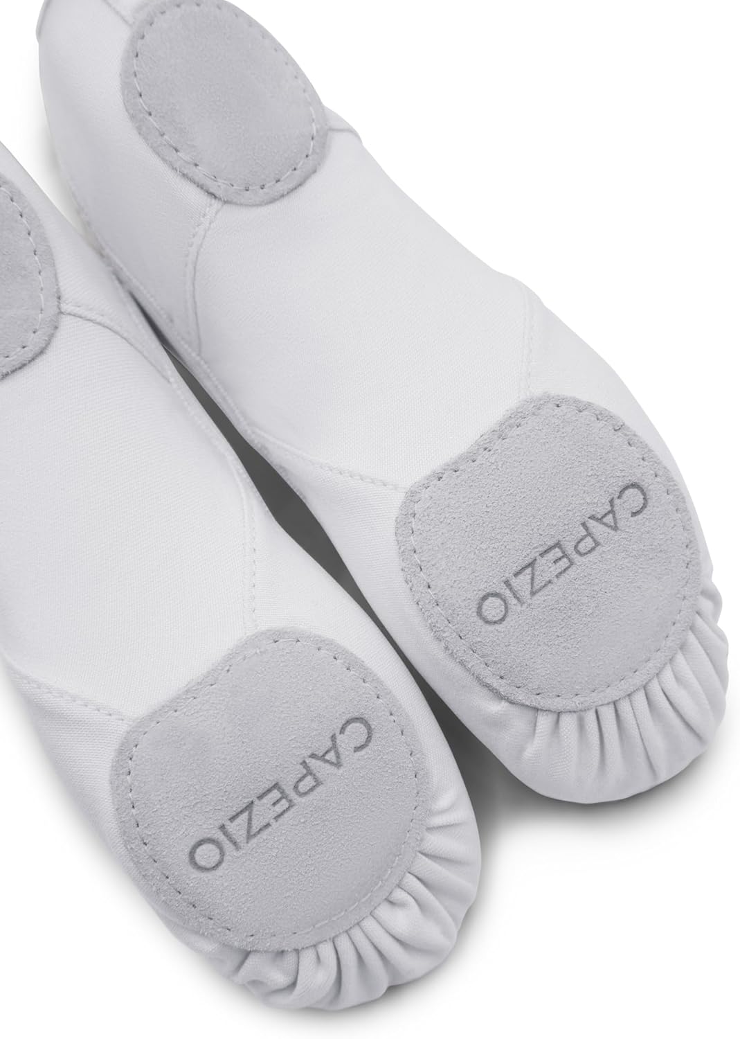 Capezio Women's Hanami Canvas Ballet Shoe, White,16W