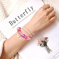 Vista 5 de 20 piezas de pulseras de cadena de serpiente con dije de 7.87 pulgadas, pulseras de cadena de serpiente ajustables con ayudante de pulsera, cierre