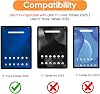 Protector de pantalla de vidrio templado Hianjoo, paquete de 2, compatible con Onn 11" Core Tablet (modelo 2026) / Onn 11" Kids Tablet (modelo 2026), compatible con funda, [claridad HD] [dureza 9] [anti-rayaduras] [fácil instalación] 3
