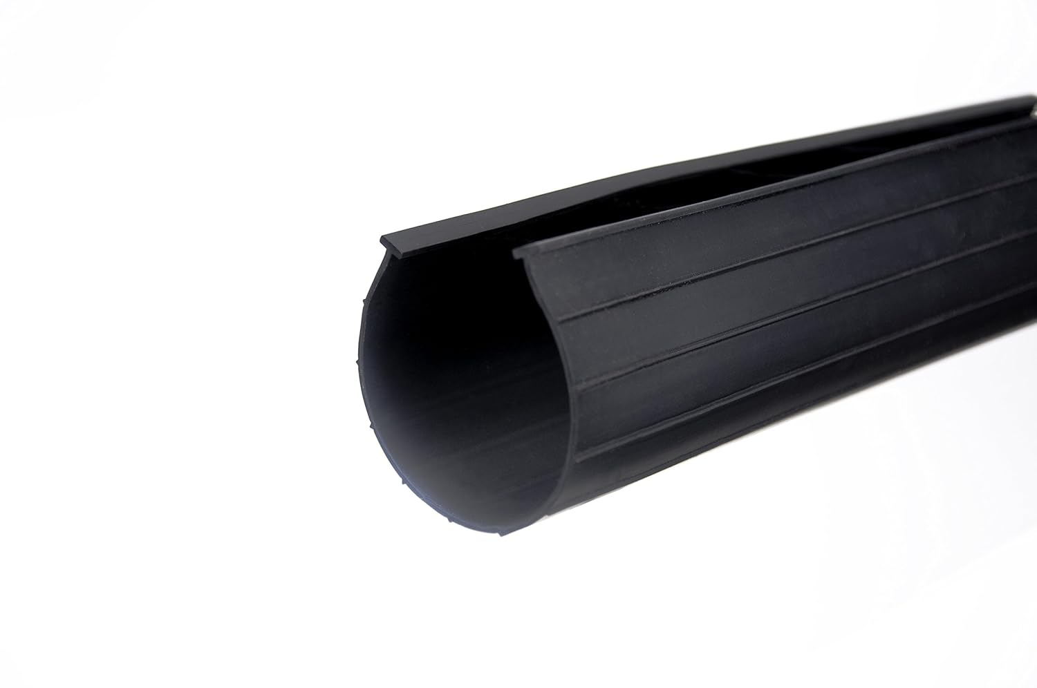 LS-0107-10 Bottom Loop Seal/Weather Seal for Doors, 7 Inch, 10 Foot Spool, Black