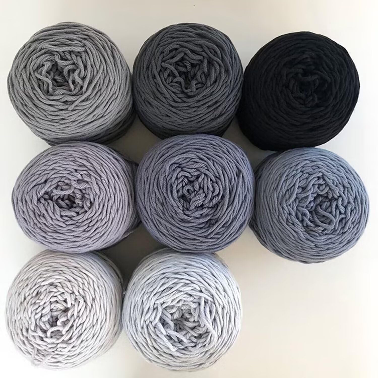 Fil à touffeter pour la fabrication de tapis, 200 g, fil acrylique 8 brins pour chapeaux, écharpes, fil touffeté doux et fantaisie pour pistolet à touffetage