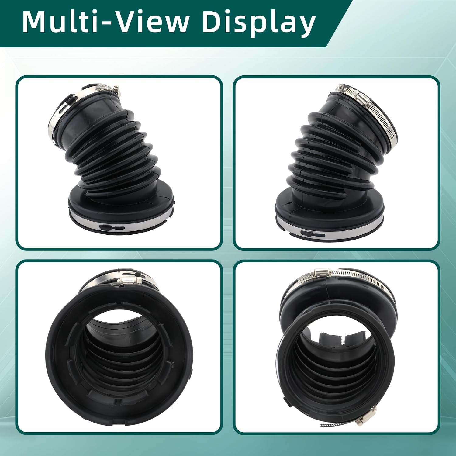 AUTOKAY 53032944AL Air Intake Resonator Upper Hose Duct Tube Pipe Fits for Dodge Ram 2500 3500 4500 5500 6.7 Liter Cummins Diesel Models 2007-2018 RE# 53032944AC 53032944AD 53032944AE 53032944AF