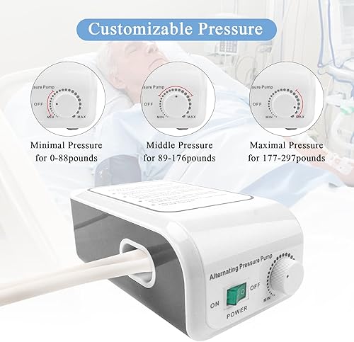 Miniatura 3 de Colchón alternativo de presión de aire almohadilla para dolor de cama con cubrecolchón y bomba colchón inflable silencioso para evitar llagas de