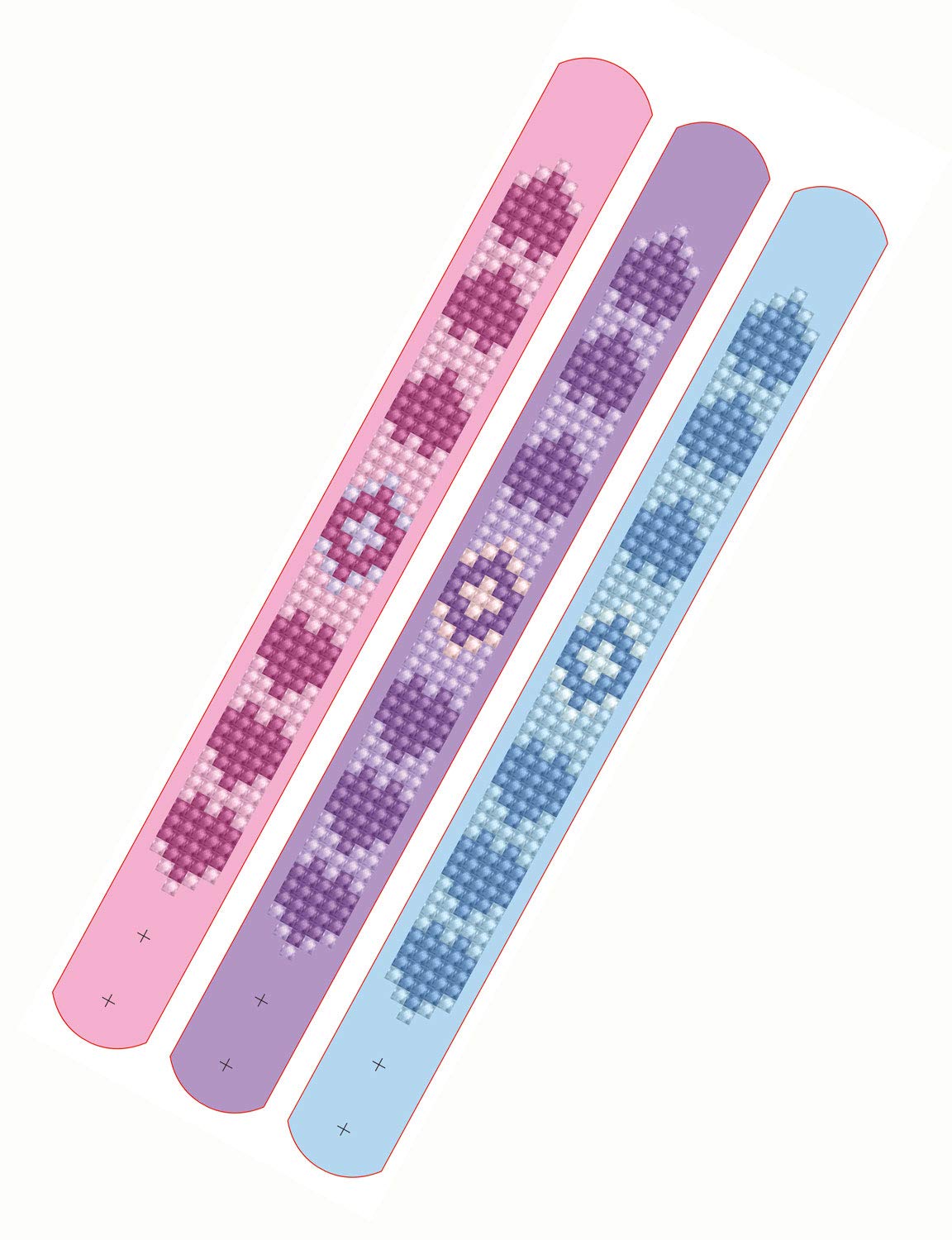 Diamond Dotz DDZDTZ-11.006 Dotzies Bracelets Kit Love 3pc