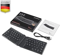 Perixx PERIBOARD-805 Ergo Összehajtható Bluetooth Billentyűzet - Ergonomikus V-alakú Kialakítás - iOS, Android, Windows Kompatibilis - Ultra 7
