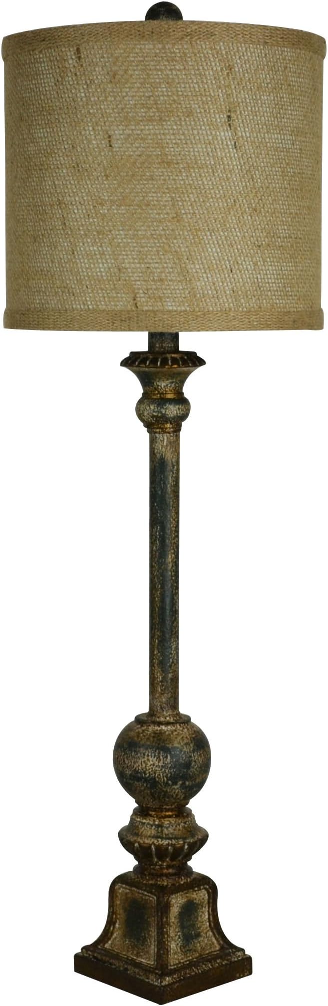 Forty West 74004-1 Kendrick Buffet Lamp, Multicoloured
