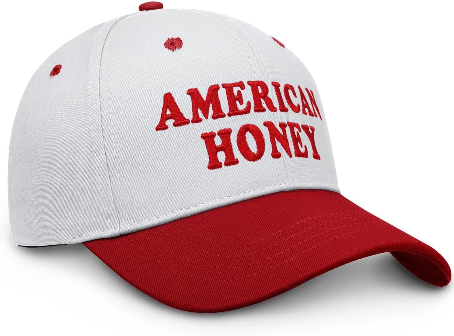 American Vintage Honey Hat, Adjustable 2 Tone Cap for Men Women, Embroidered Trucker Hat - Image 7
