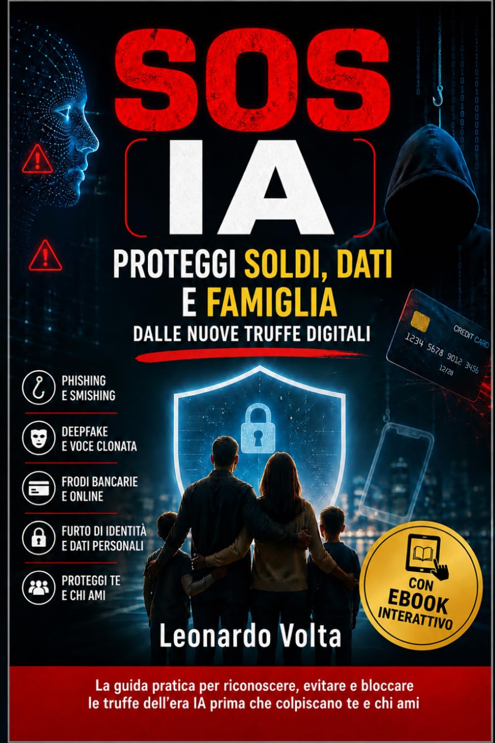 SOS IA: Proteggi soldi, dati e famiglia dalle nuove truffe digitali (CON EBOOK INTERATTIVO)