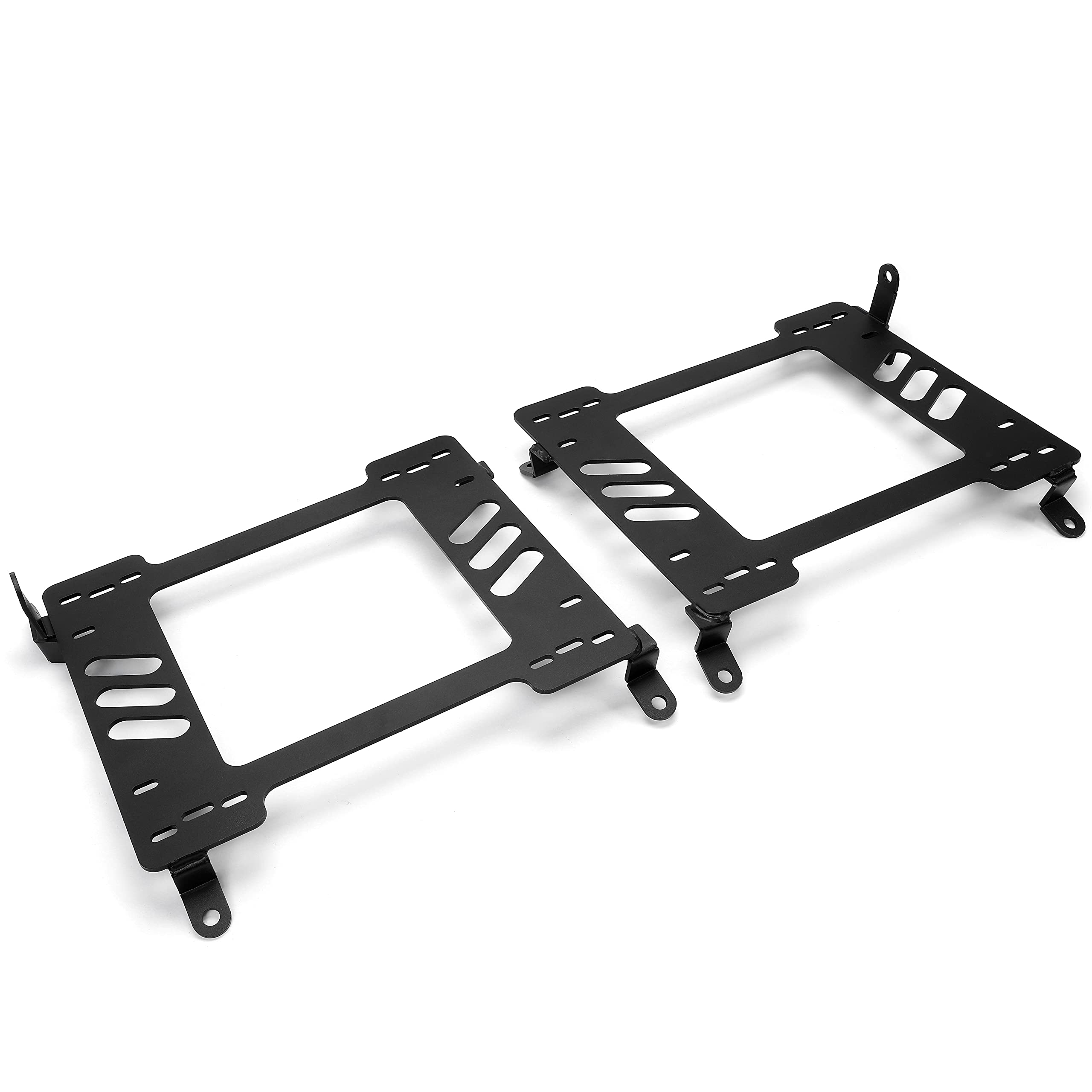 KUAFU Seat Bracket Compatible with 1992-2000 Lexus SC300 SC400 Replacement for SB160PA SB160DR Black Steel LH & RH 2Pcs