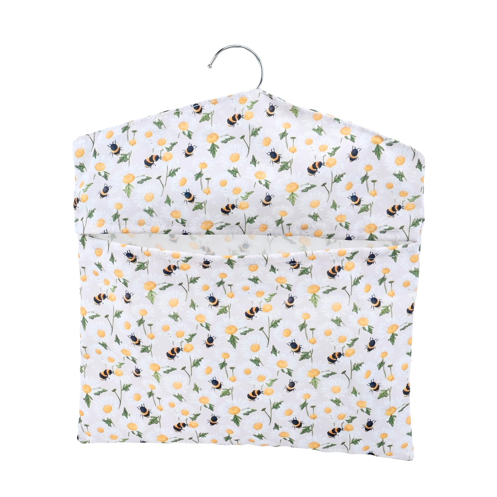 TSLBW Peg Bag Clothespin Storage Bag Pegs for Washing Line with Bag Reusable Washable Hanging Pegs and Peg Bag 30 x 25 cm Peg Basket for Washing Line Indoor Outdoor (Rainbow A)