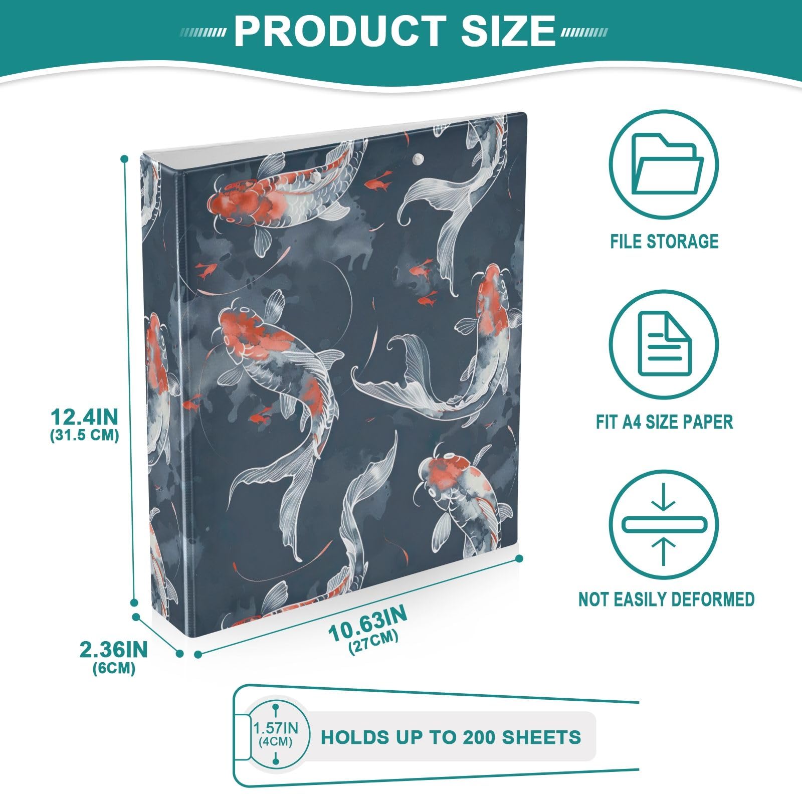 Ordner Mit 3 Ringen - Cartoon Auto Design Für 200 Blatt