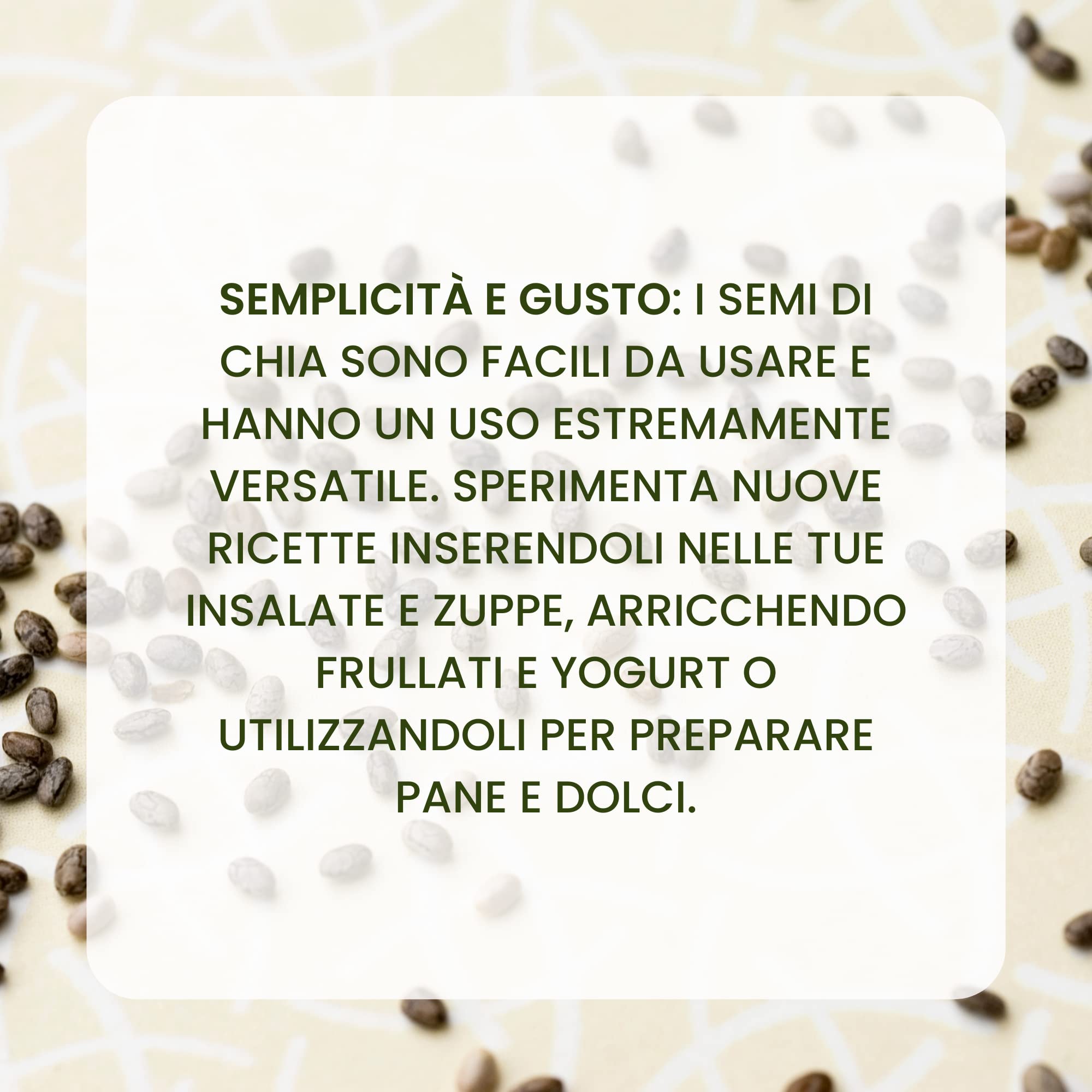 Benessence - Semi di Chia Biologici - 1 Kg