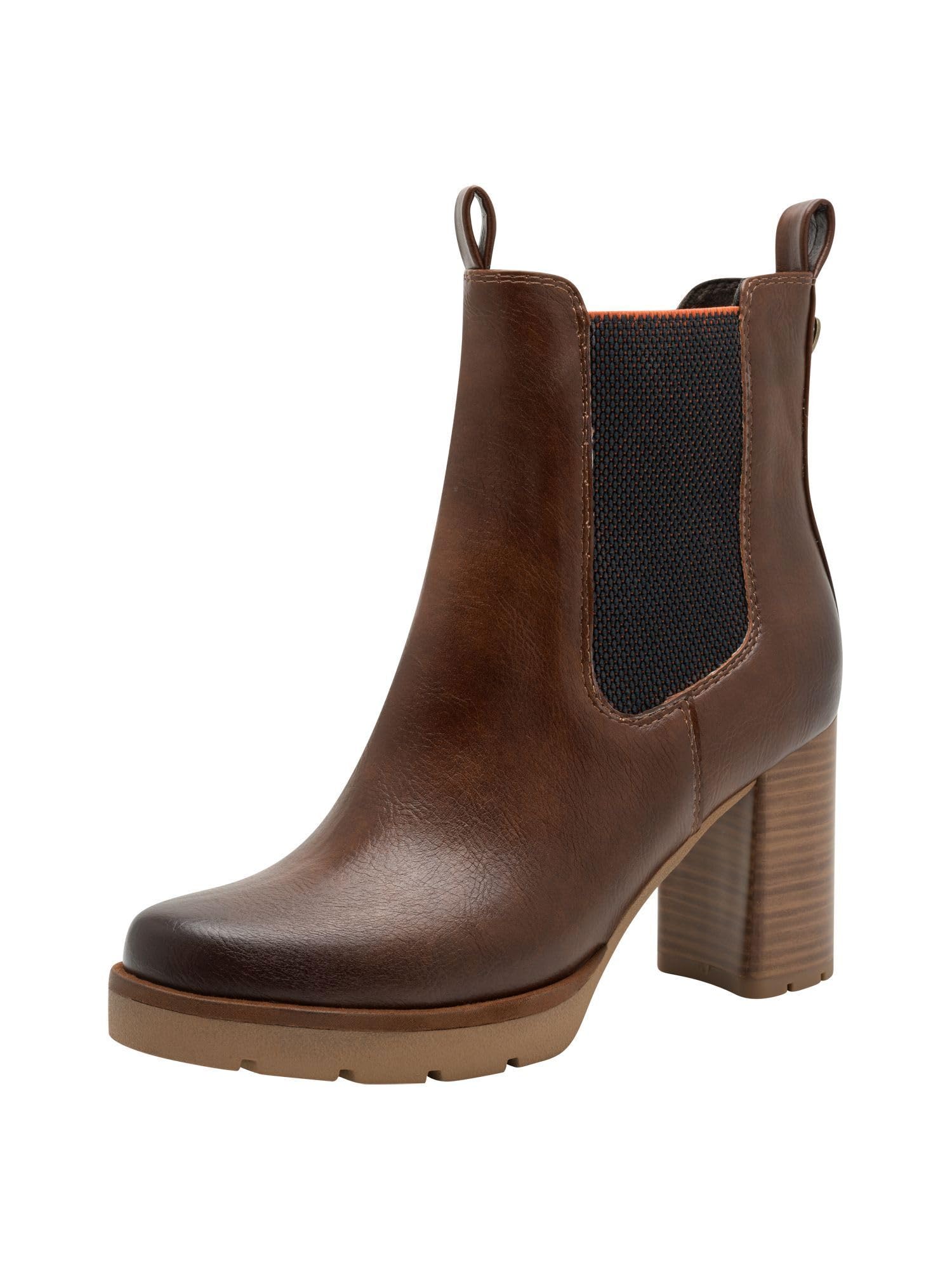 Marco Tozzi Women's Chelsea Boots 2-25805-45, Cognac Comb, 7 UK