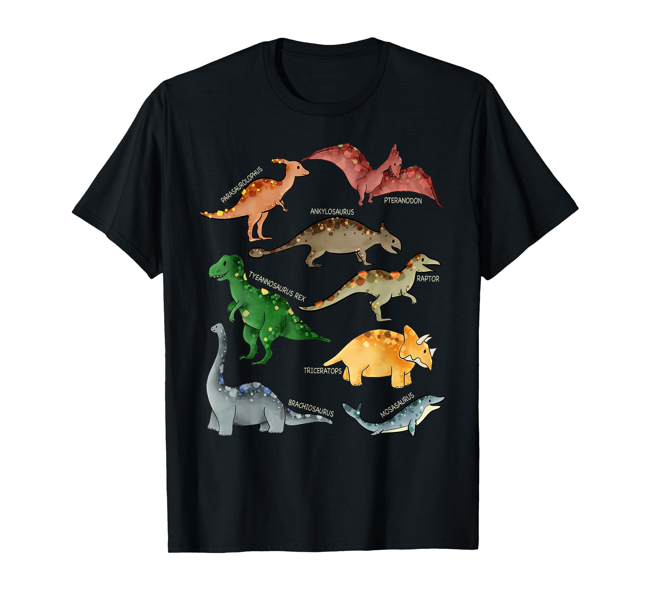 Dinosaur Favorite Types of Dinosaurs T-Rex T-Shirt