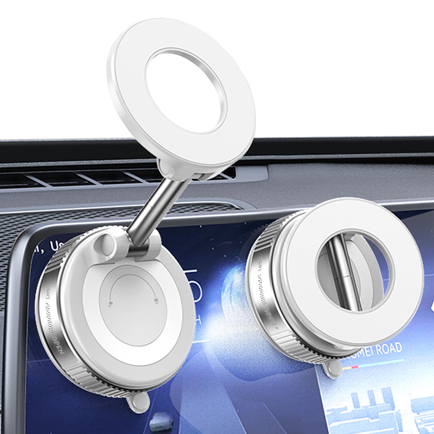 Amazon.co.jp: 横トナ スマホホルダー 車 マグネット 真空吸盤 N52磁石
