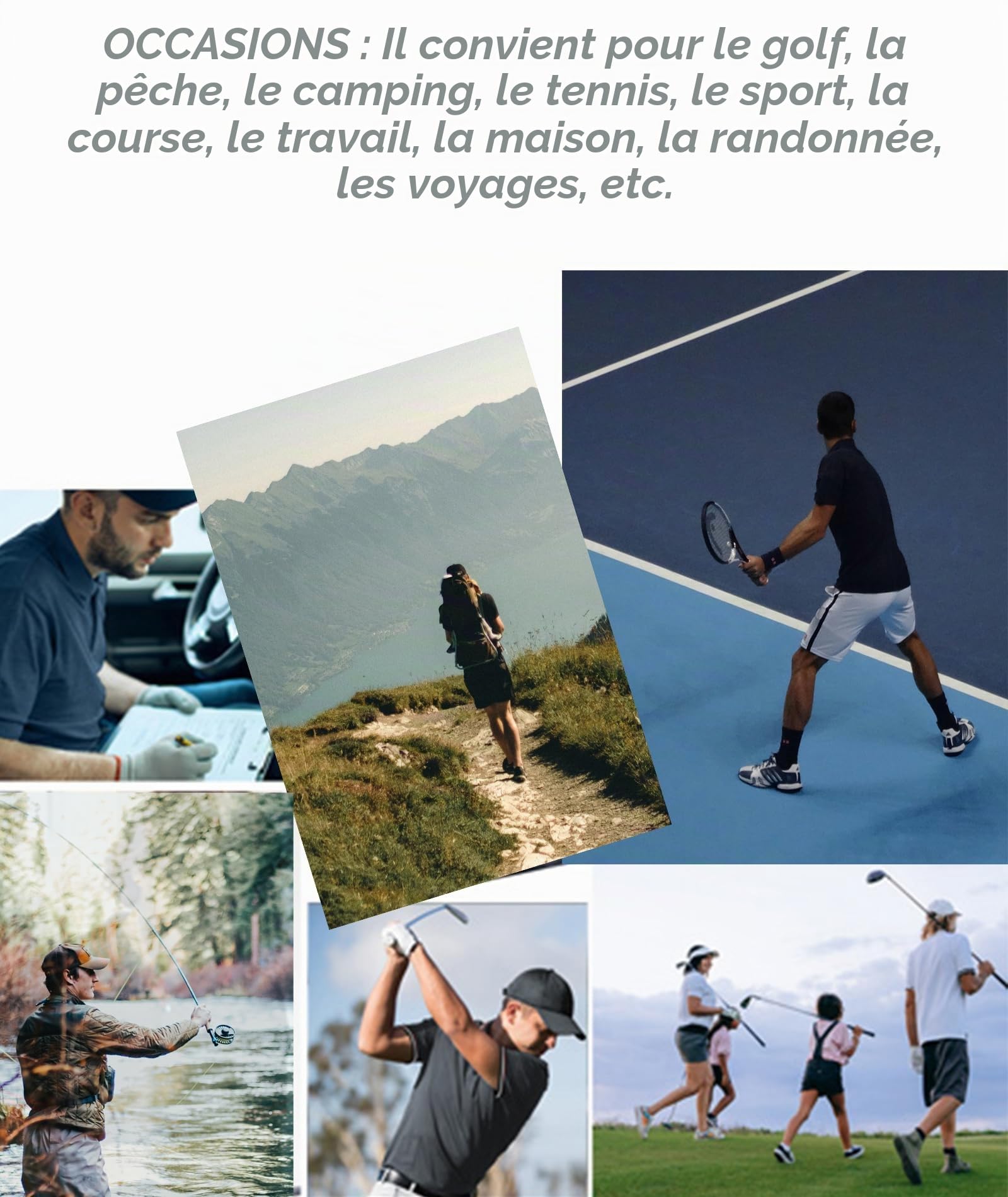 LLdress Lot de 3 Polo pour Homme Polo de Golf Manches Courtes Léger Polo d'été T Shirt de Tennis Respirant