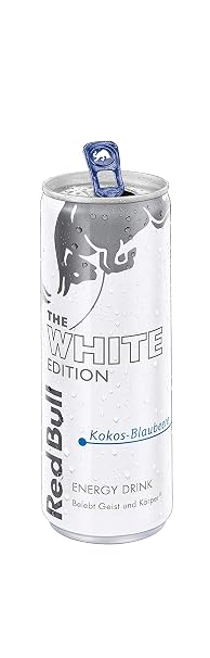 red bull energy drink kokos-blueberry cans drinks white edition 12er palette disposable (12 x 250 ml)