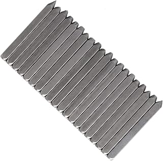 金属の耐久性のあるタガネ、DIYの手彫りのジュエリーの金細工道具用(High quality 20 sticks)