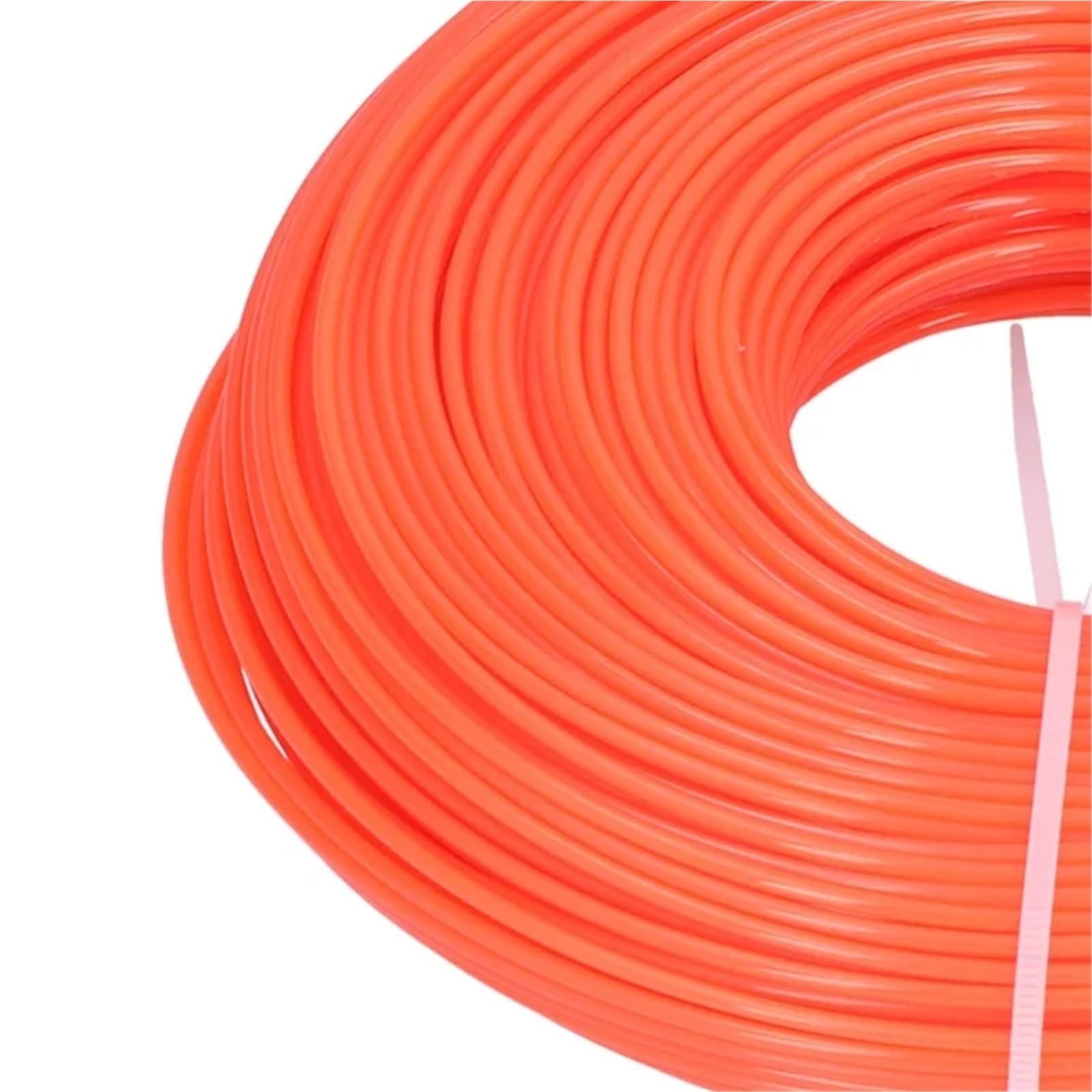 1 Rotolo Filo Nylon Universale per Decespugliatore e Strimmer - Misure: 2mm, 2.4mm, 2.7mm, 3mm, 4mm - Forma Tonda e Quadrata - Accessorio Resistente per Giardino