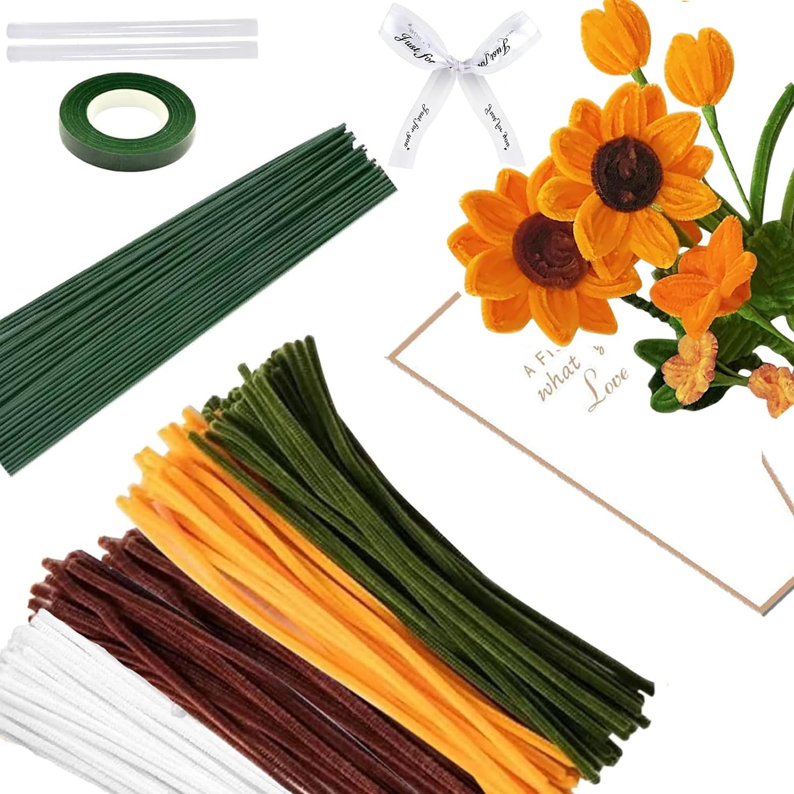 320 stuks pijpenragers, bloemen, rood, beige, groen, rozenboeket