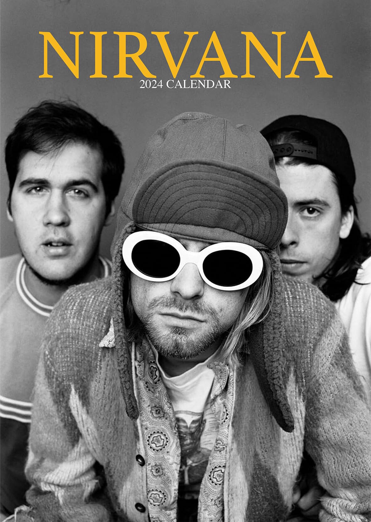 Nirvana 2024 Calendar, Month To View A3 Wall Calendar - Includes 12 Free Postcards