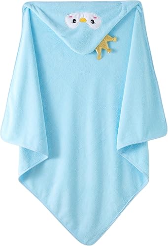 Miniatura 2 de JN&LULU Toalla con capucha de tela de algodón orgánico para niños y niños, ideal para el baño, la playa, la piscina